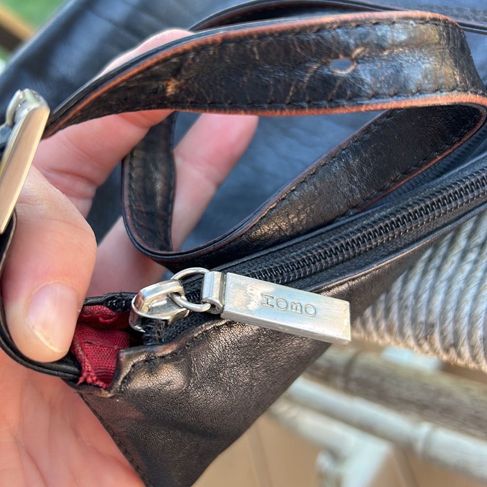 HOBO Black Leather Small Shoulder Bag~please read! - Picture 11 of 16